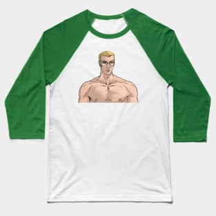 Big buff guy with glasses Baseball T-Shirt